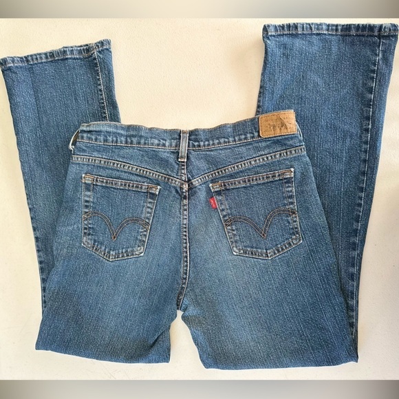 Levi’s 515 Boot Cut Blue Jeans | 8 Short - Picture 5 of 5